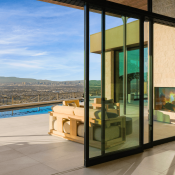 The New American Home includes Western Window Systems' Series 600 Multislide Doors 