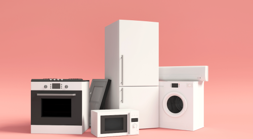 Energy efficient home appliances including refrigerator and laundry dryer