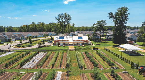 The Chickahominy Falls agrihood in Richmond, Va., includes a 10-acre working farm