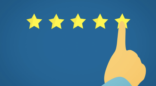 star rating for customer satisfaction