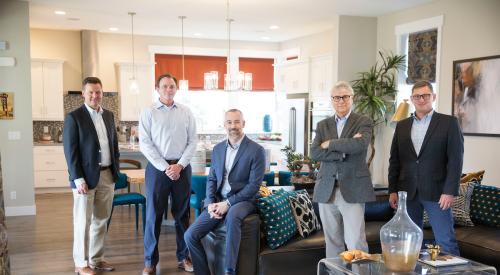 Thrive Home Builders, 2017 Builder of the Year, owner and partners 